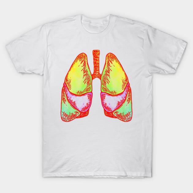 Lungs T-Shirt by Pau1216p